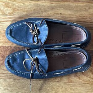 Camp Moc Navy Chromexcel Leather Shoe